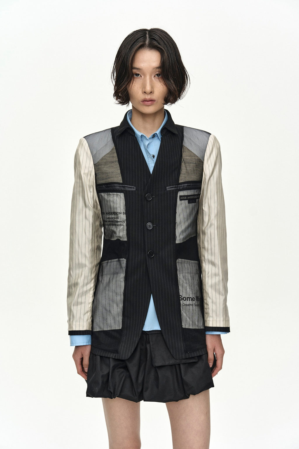 Andersson Bell - Reversible Inside-Out Blazer (Black) product image 1 | TRAB K-Fashion Australia