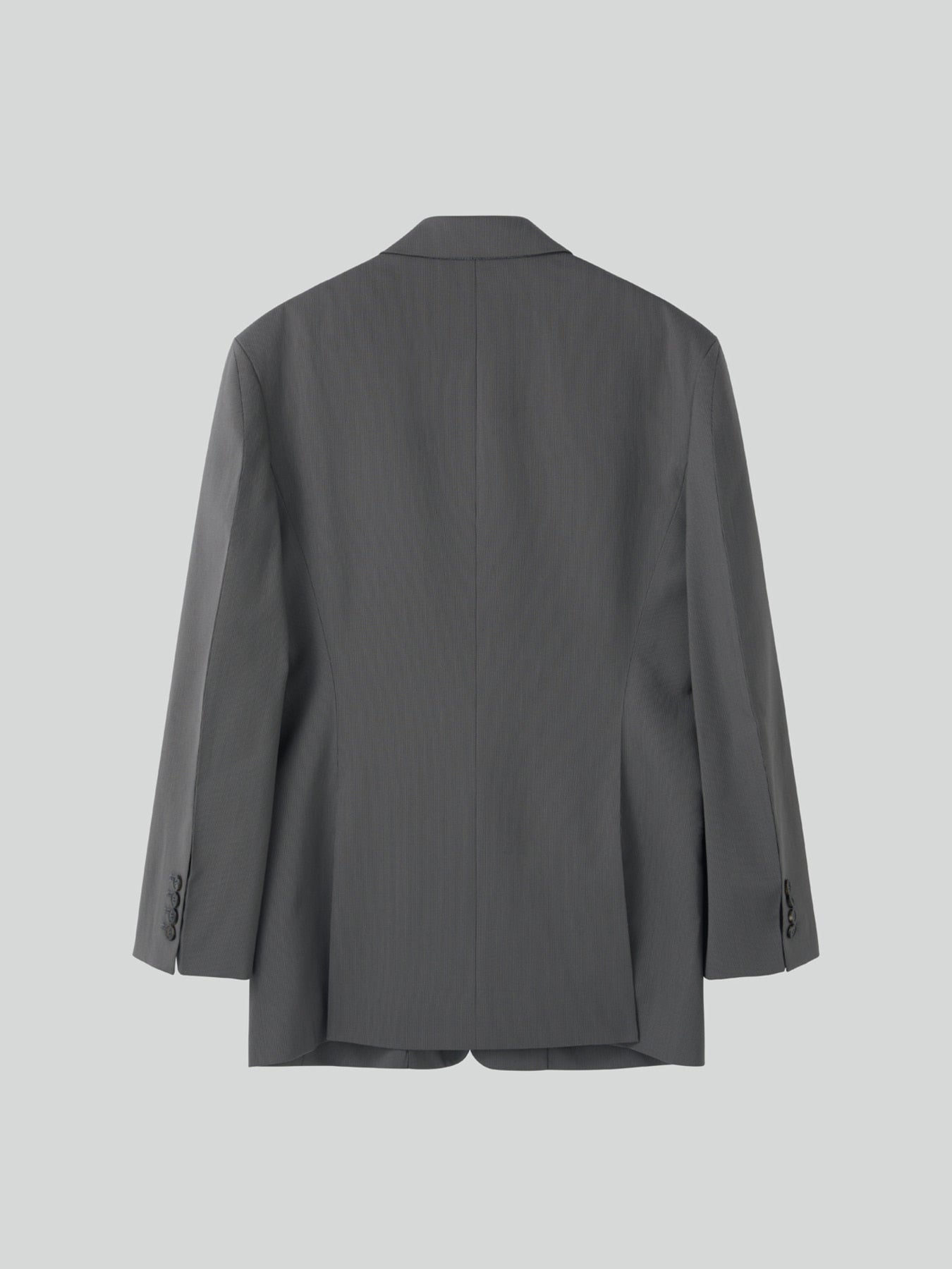 Recto - Tailored Suit Jacket (Midnight Grey) product image 10 | TRAB K-Fashion Australia