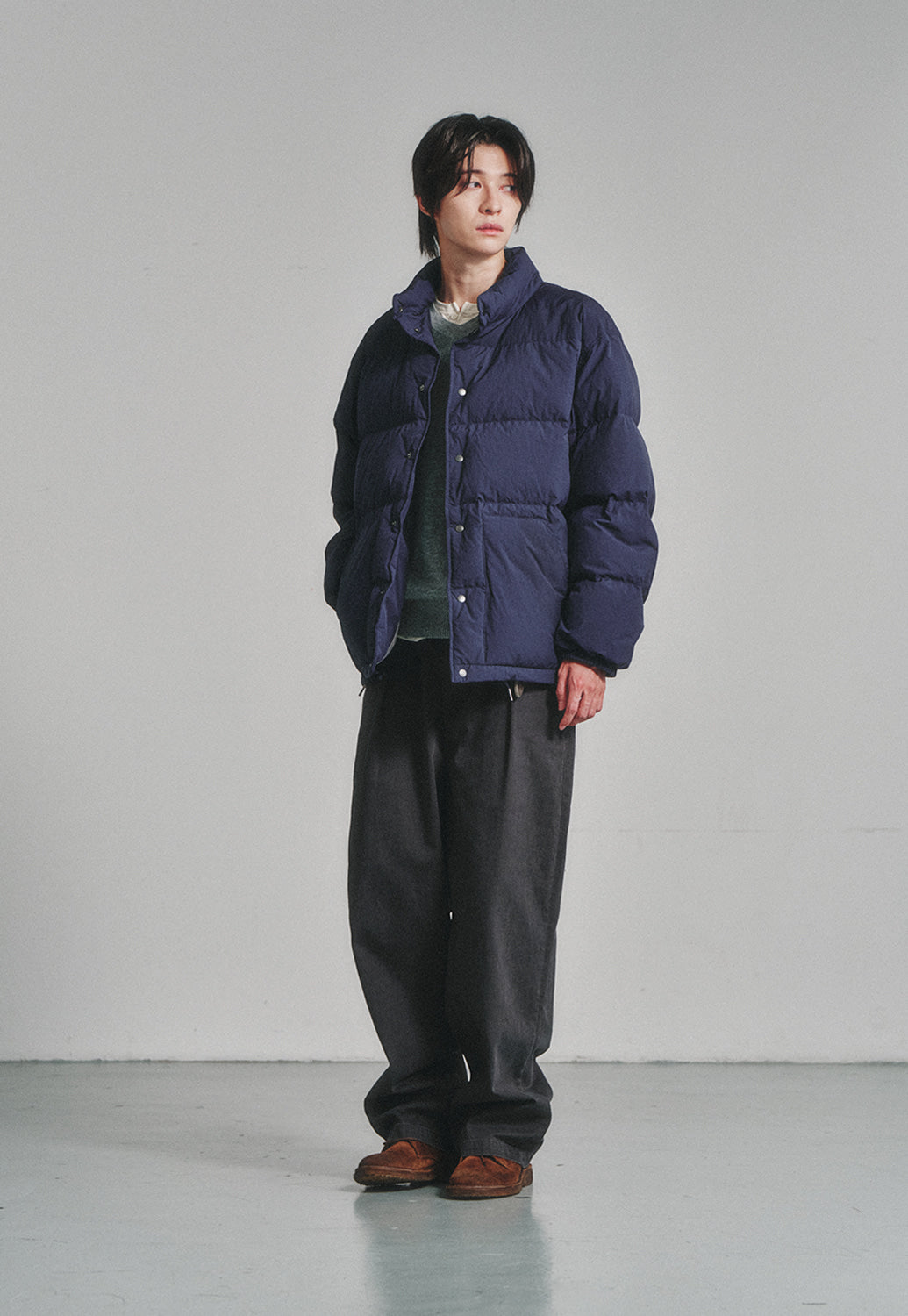 Art if acts - Logan Washed Down Jacket (Navy) product image 5 | TRAB K-Fashion Australia
