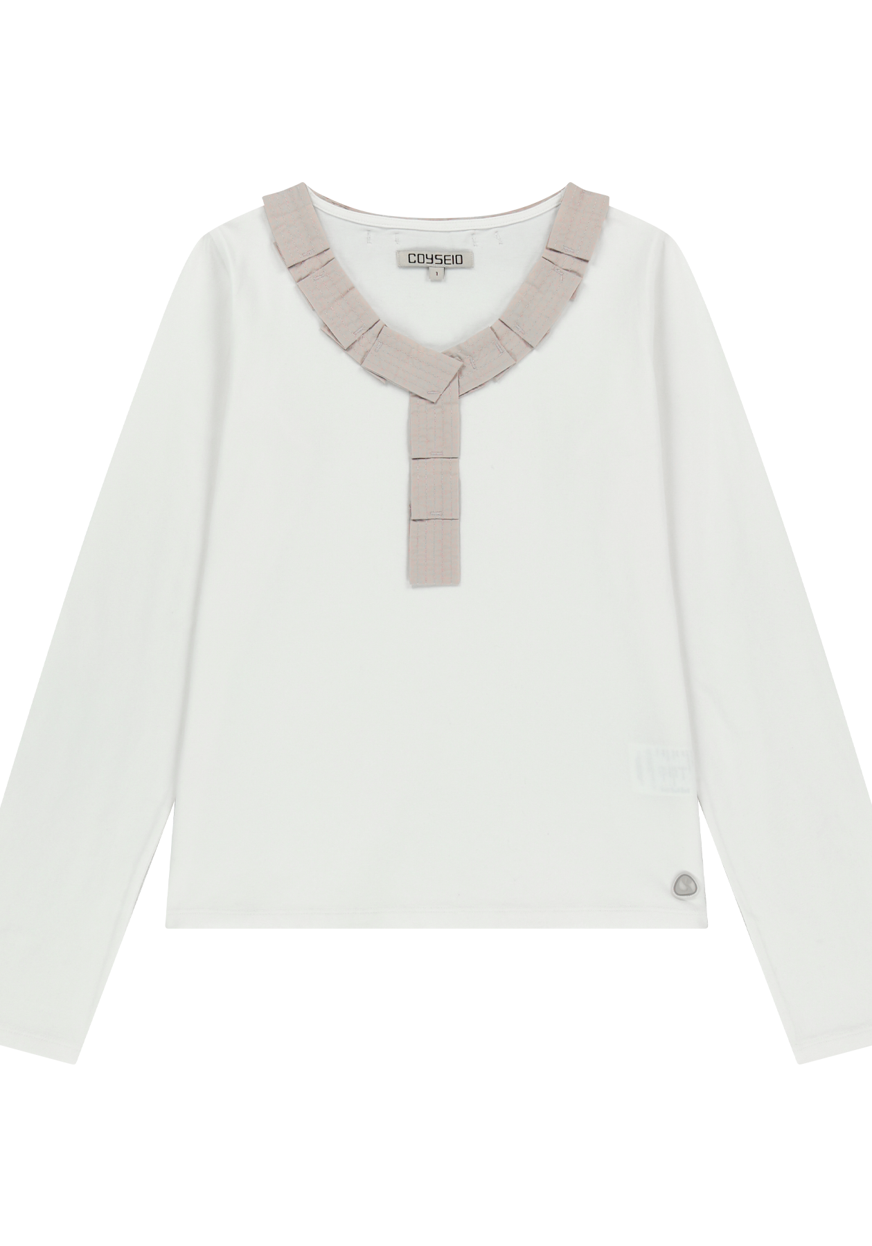 Coyseio - Strap Long Sleeve (Ivory) product image 2 | TRAB K-Fashion Australia