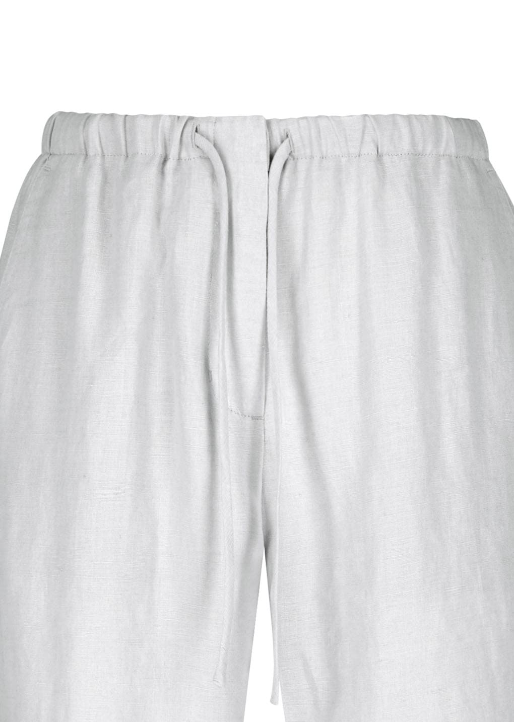 Amomento - Linen Banding Pants (Light Grey) product image 7 | TRAB K-Fashion Australia