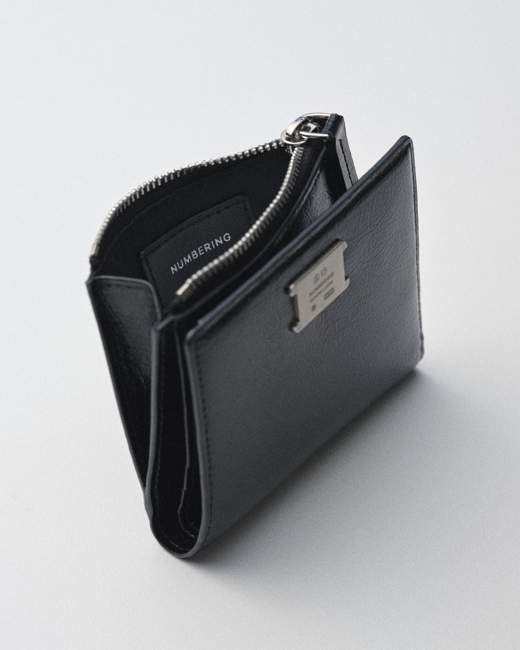 Numbering - Crackled Leather Bifold Wallet #1054 product image 1 | TRAB K-Fashion Australia