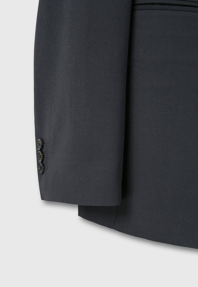 Tonywack - Wool Twill Double-Breasted Tailored Blazer (Carbon Grey) product image 16 | TRAB K-Fashion Australia