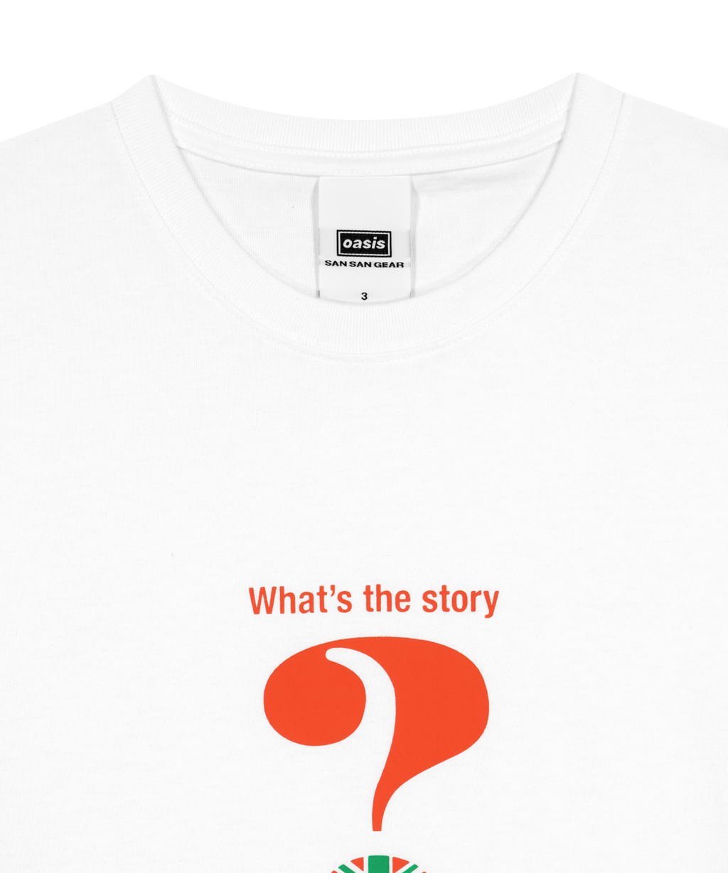 San San Gear - San San Oasis Question Mark T-Shirt (White) product image 3 | TRAB K-Fashion Australia