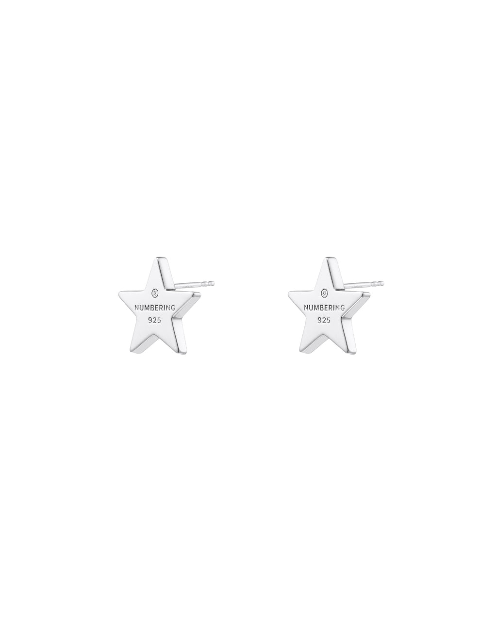Numbering - Logo Engraved Star Earrings #7117 product image 7 | TRAB K-Fashion Australia