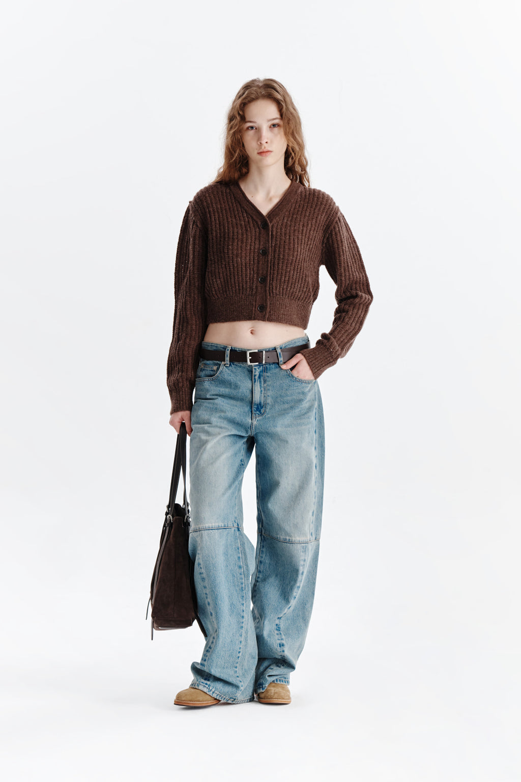 Matin Kim - Side Washed Denim Pants (Blue) product image 8 | TRAB K-Fashion Australia