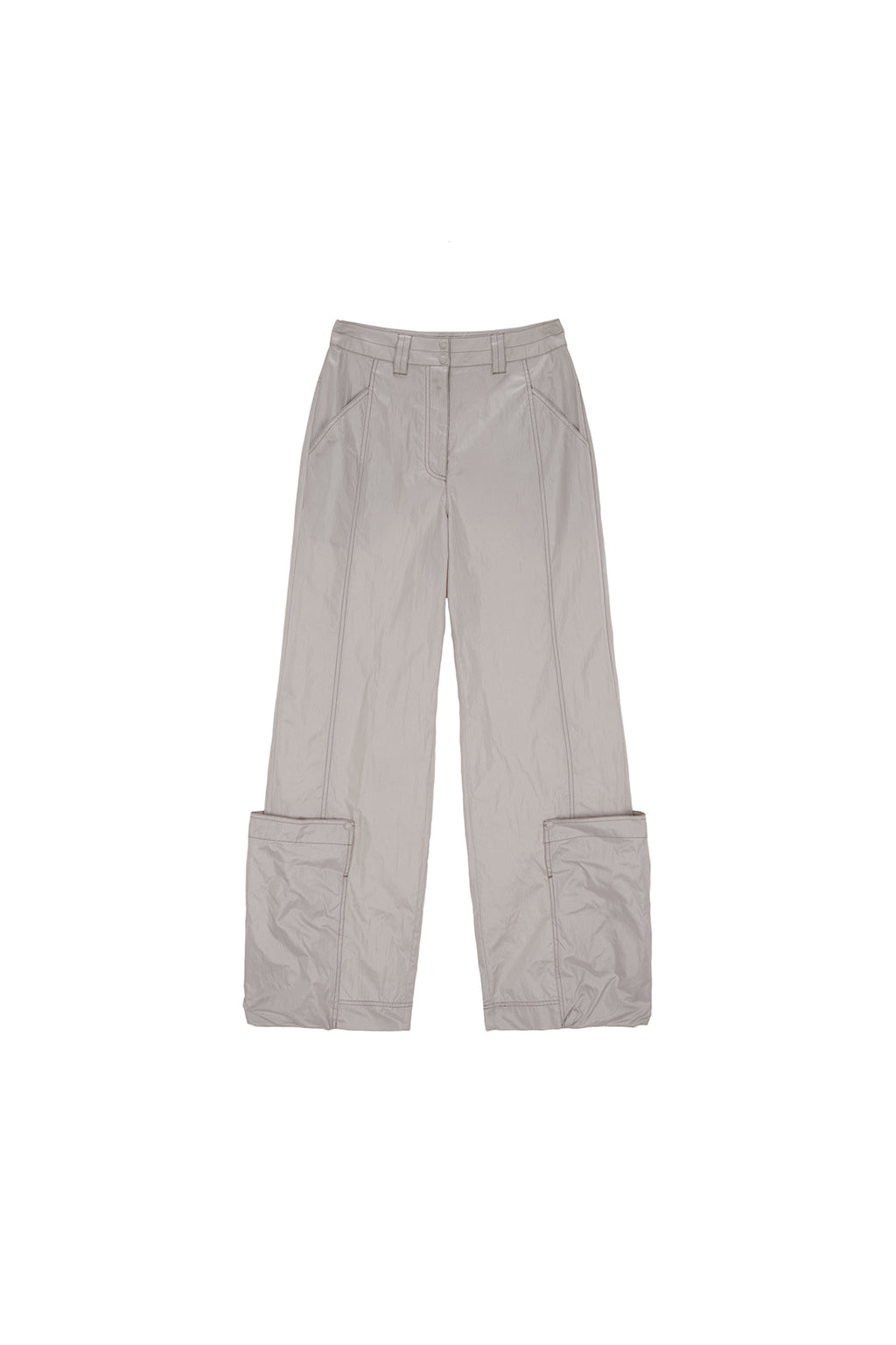 Matin Kim - Loose Pocket Nylon Pants (Black) product image 11 | TRAB K-Fashion Australia