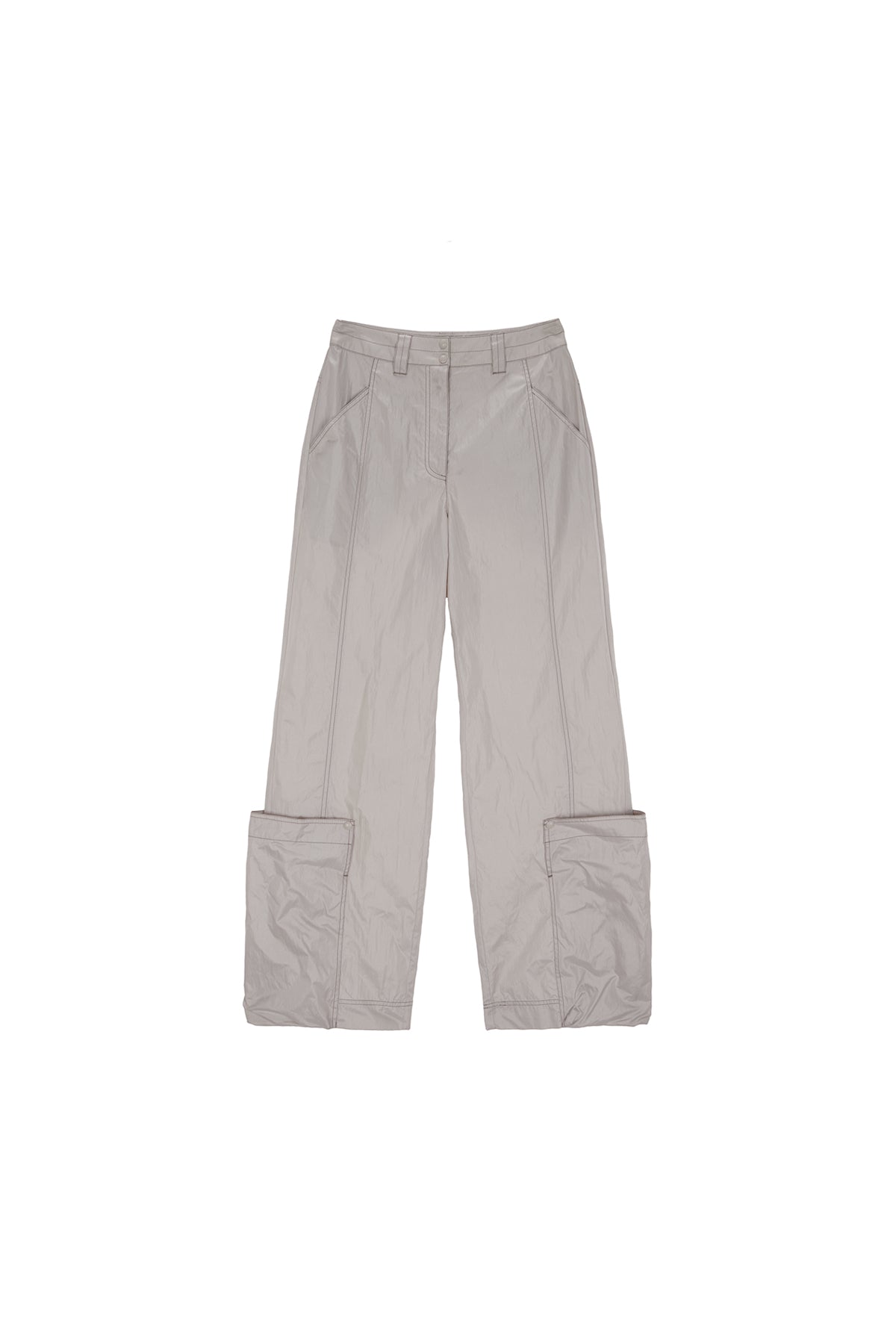 Matin Kim - Loose Pocket Nylon Pants (Black) product image 11 | TRAB K-Fashion Australia