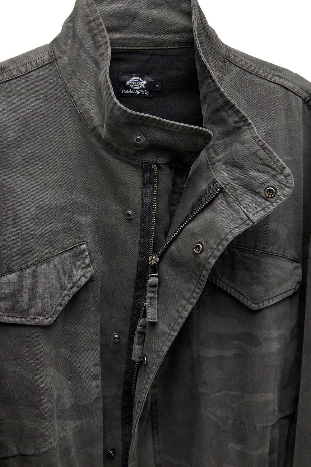 Hatchingroom - Field Parka Camo (Dyed Charcoal) product image 4 | TRAB K-Fashion Australia