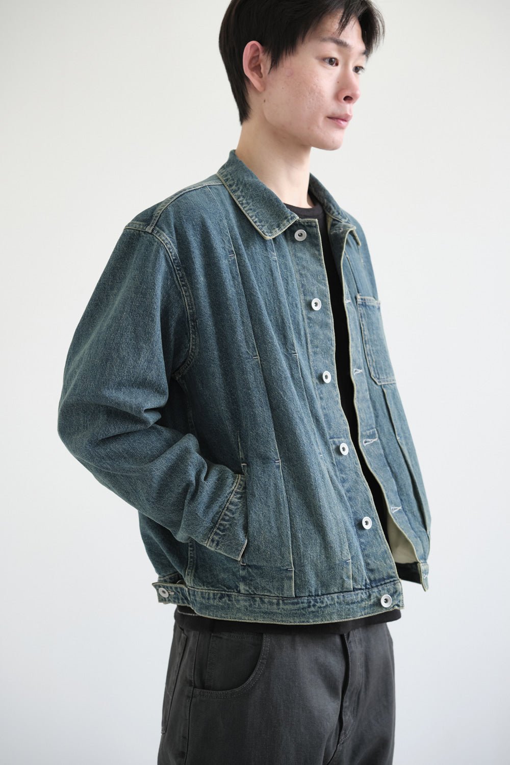 Hatchingroom - Trucker Jacket (Vintage Blue) product image 8 | TRAB K-Fashion Australia