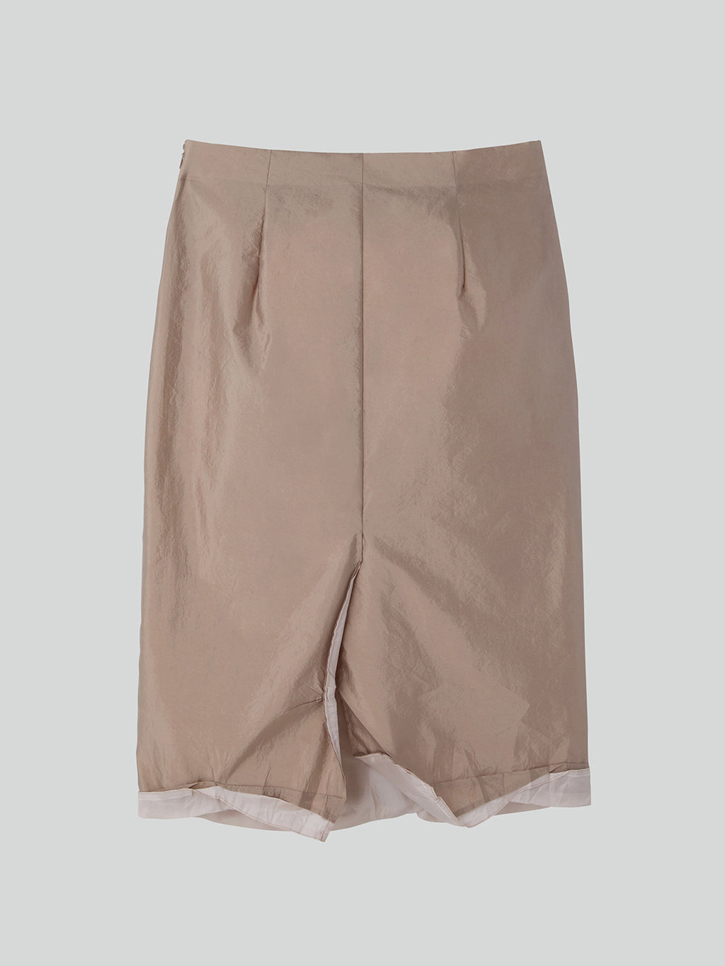 Recto - Layered Detail Midi Skirt (Sepia Beige) product image 6 | TRAB K-Fashion Australia