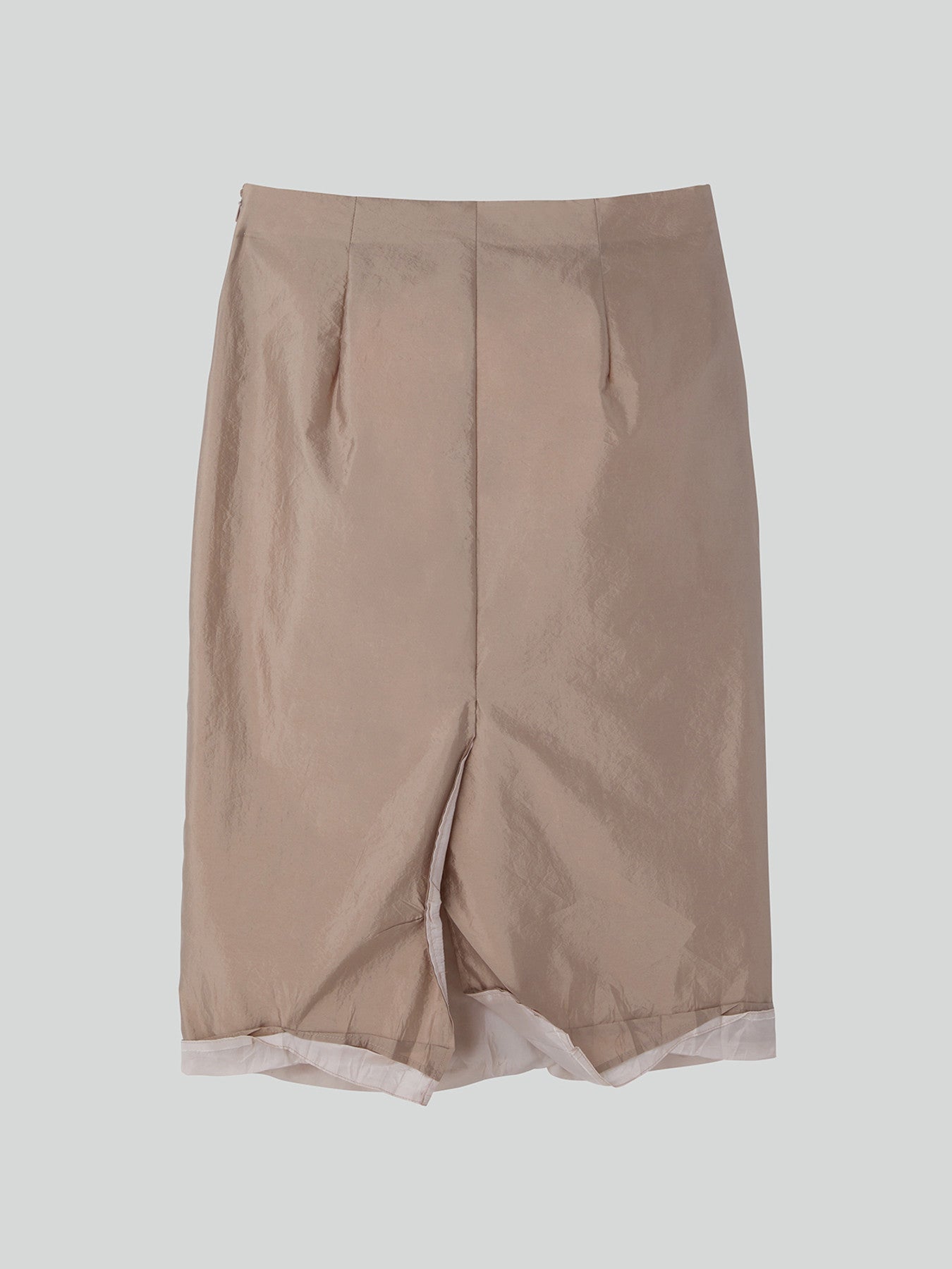 Recto - Layered Detail Midi Skirt (Sepia Beige) product image 6 | TRAB K-Fashion Australia