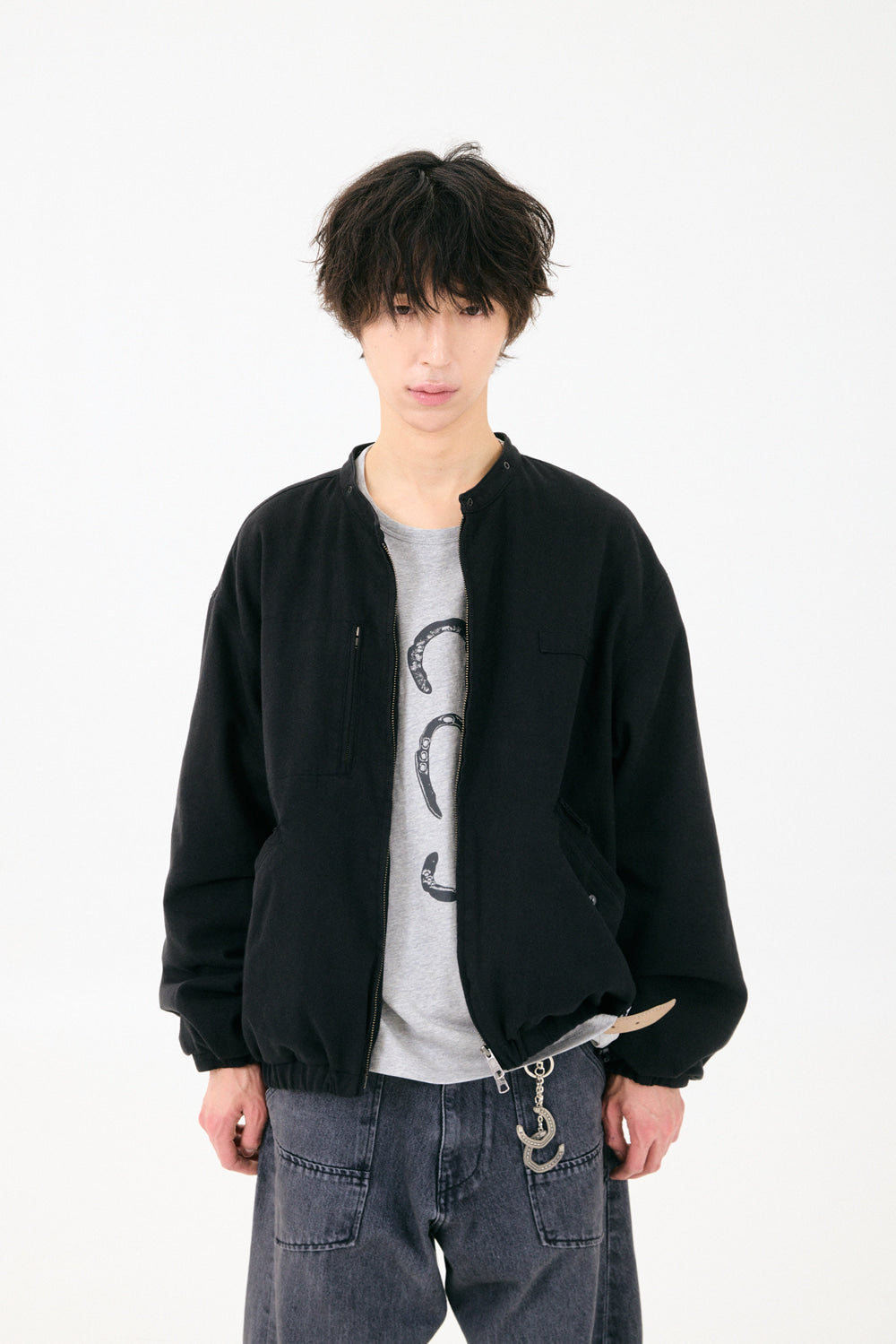 Hatchingroom - Detachable Flight Jacket (Black) product image 14 | TRAB K-Fashion Australia