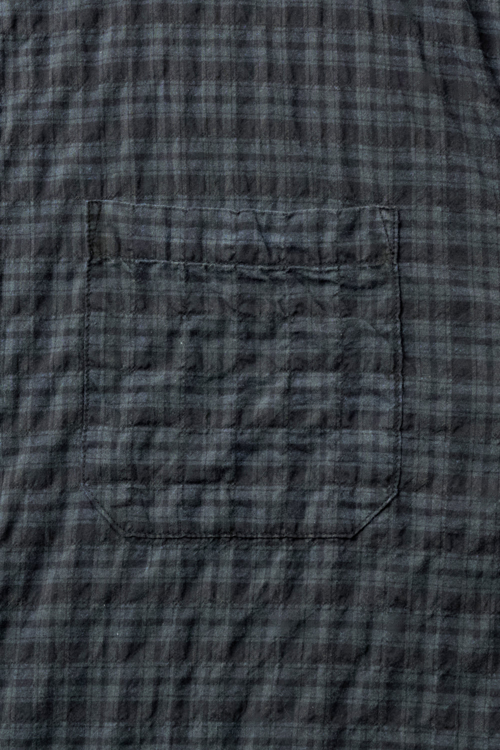 Hatchingroom - Arrow Shirt Over Dyed Check (Blue) product image 4 | TRAB K-Fashion Australia