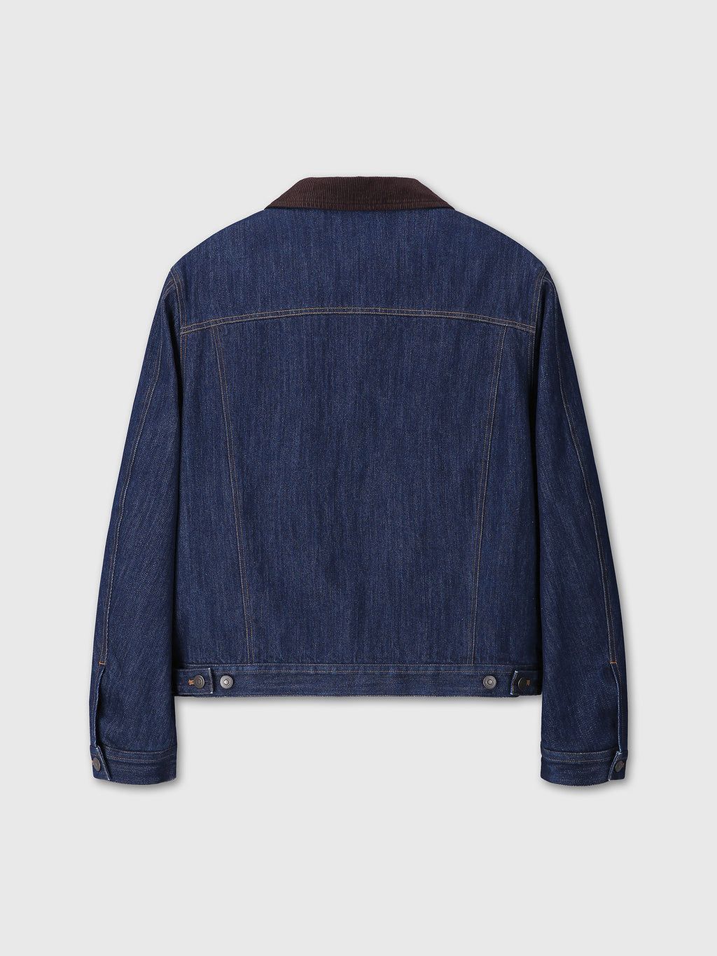 Tonywack - Cord-Collar Indigo Denim Trucker (Rinsed Indigo) product image 10 | TRAB K-Fashion Australia