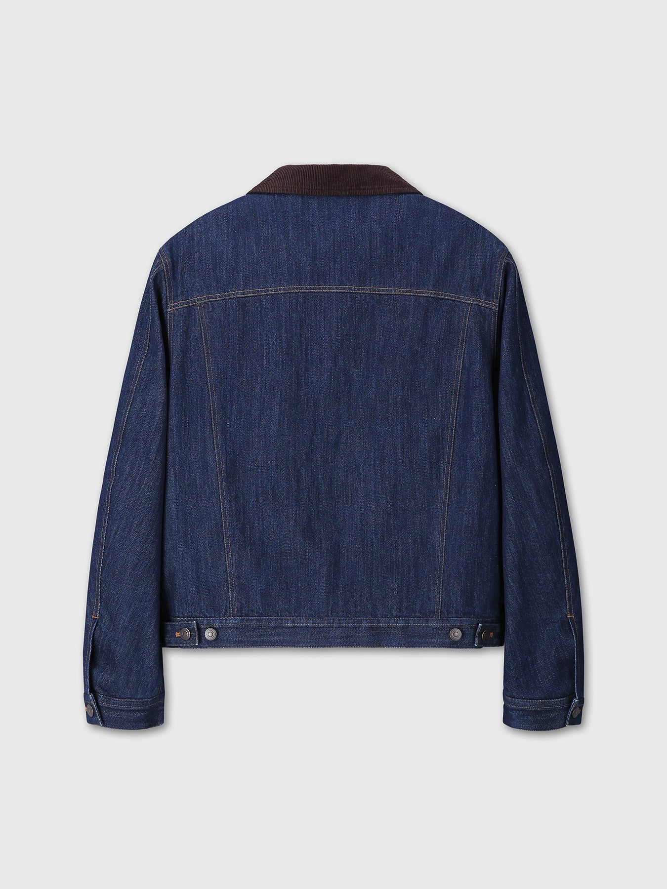 Tonywack - Cord-Collar Indigo Denim Trucker (Rinsed Indigo) product image 10 | TRAB K-Fashion Australia