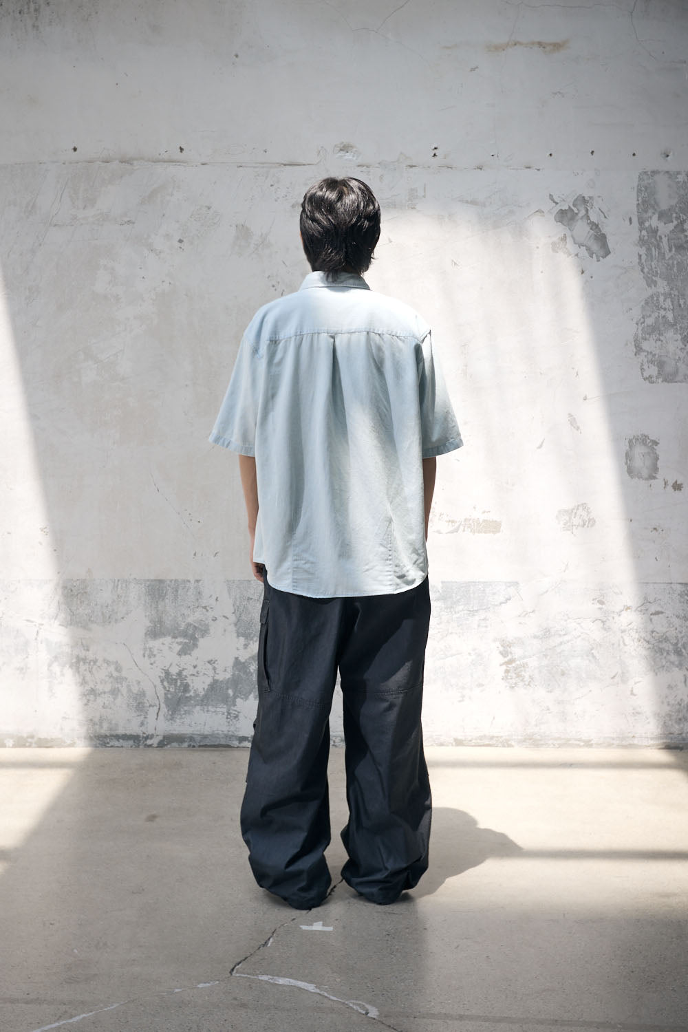 Hatchingroom - Vented Shirt Denim Washed (Blue) product image 8 | TRAB K-Fashion Australia