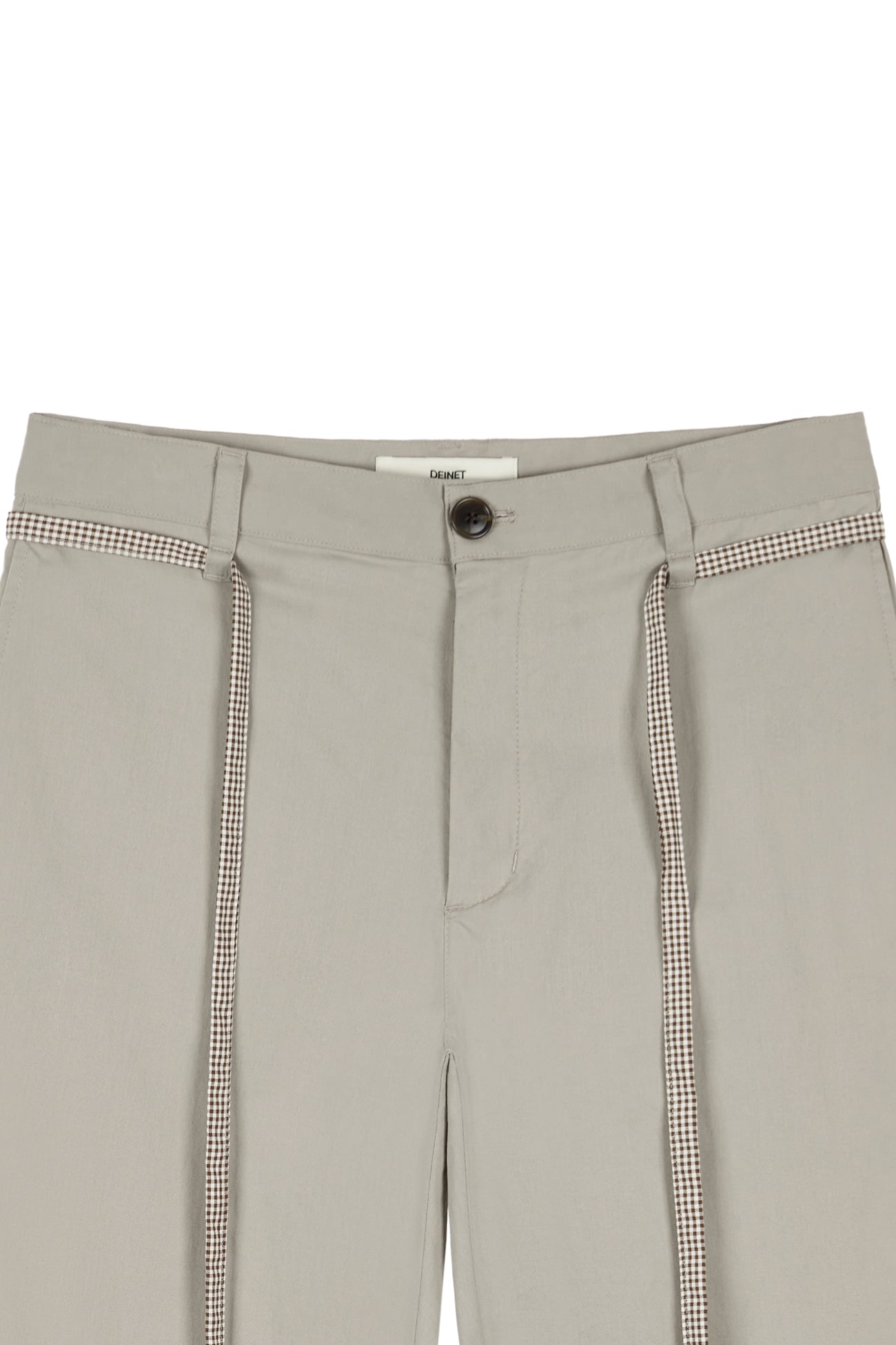 Deinet - Deinet Check String Pants (Beige) product image 3 | TRAB K-Fashion Australia