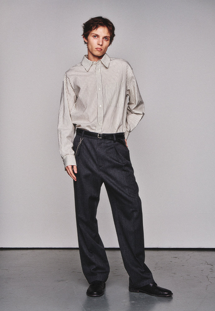 Art if acts - Stripe Shirt (Ivory) product image 5 | TRAB K-Fashion Australia