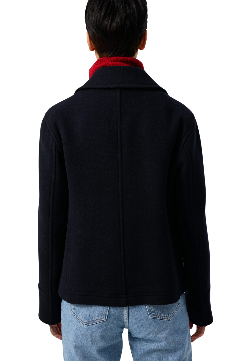 Kimhe Kim - Classic Pea Coat (Dark Navy) product image 10 | TRAB K-Fashion Australia