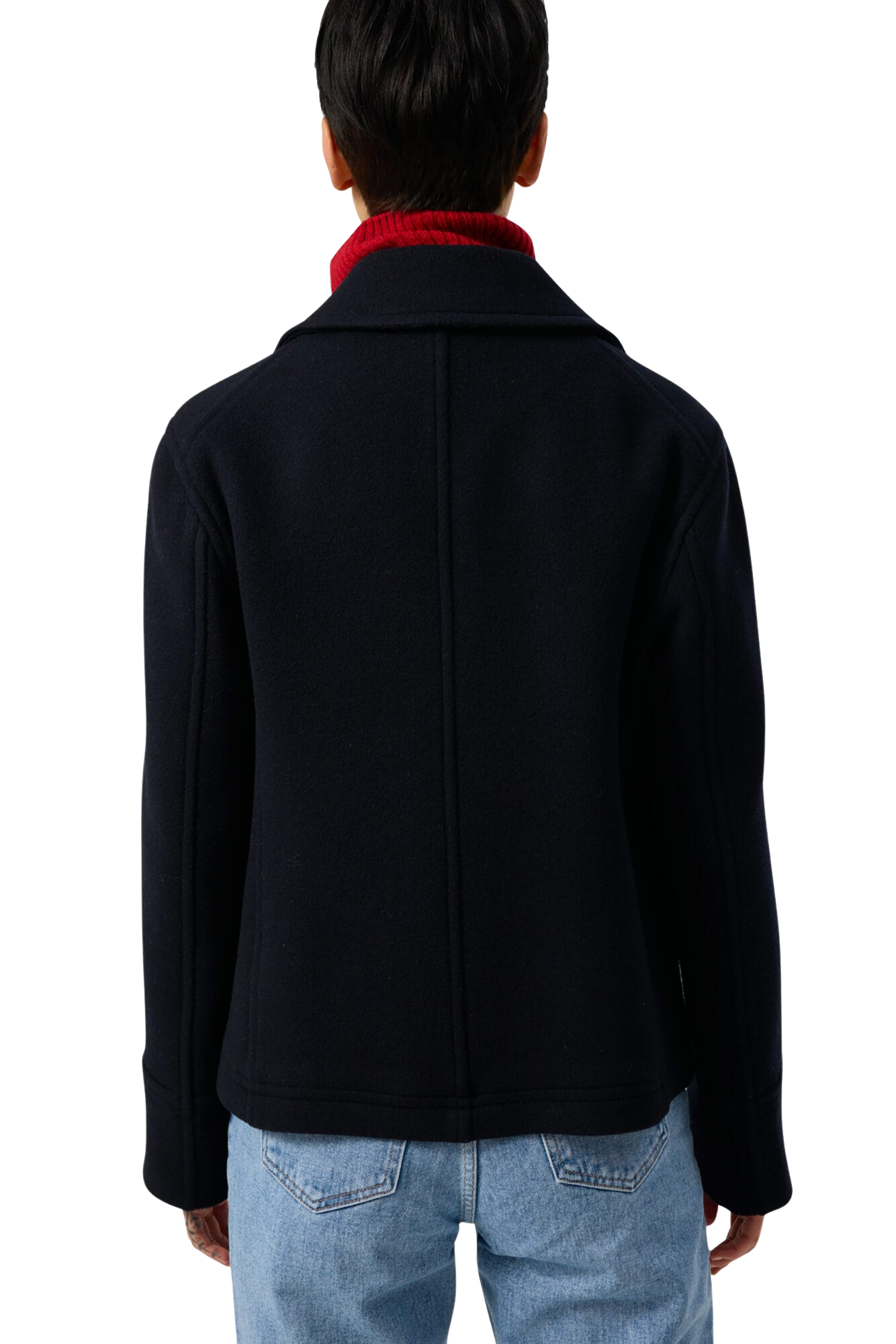 Kimhe Kim - Classic Pea Coat (Dark Navy) product image 10 | TRAB K-Fashion Australia