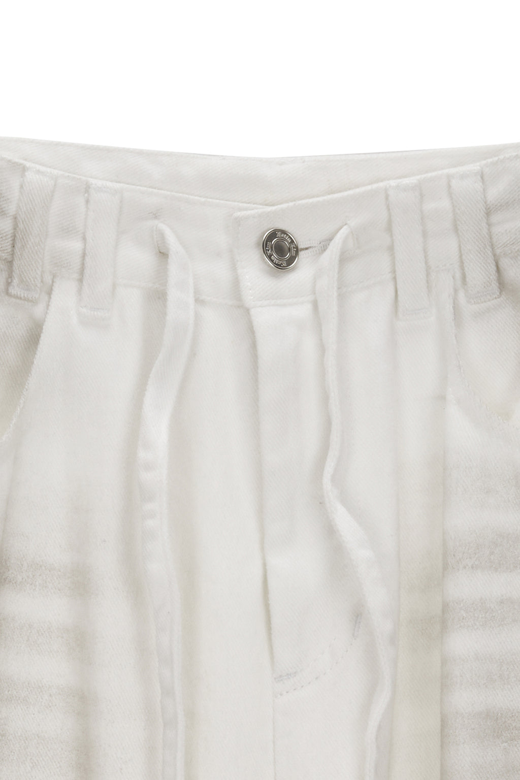 Matin Kim - Dirty Washed Heavy Cargo Pants (White) product image 3 | TRAB K-Fashion Australia