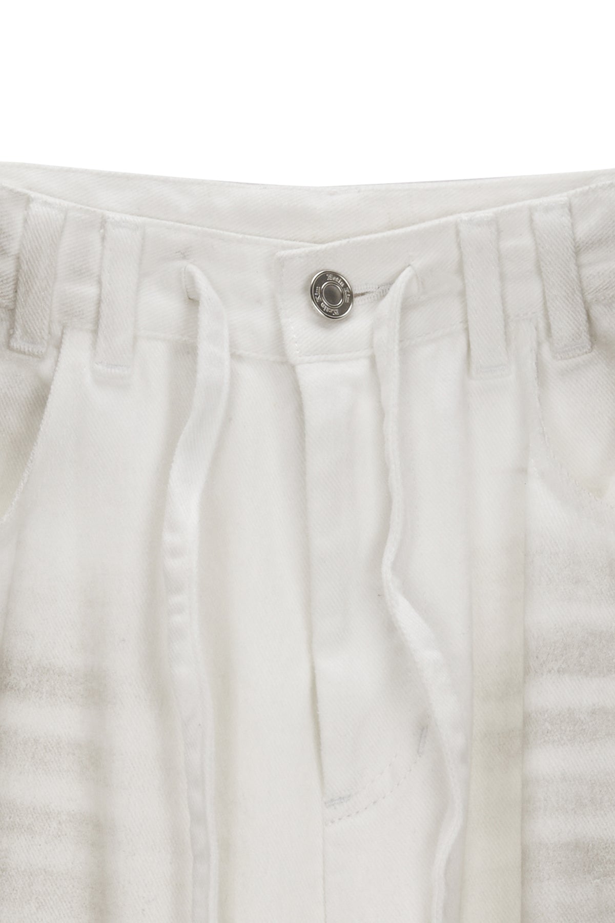 Matin Kim - Dirty Washed Heavy Cargo Pants (White) product image 3 | TRAB K-Fashion Australia