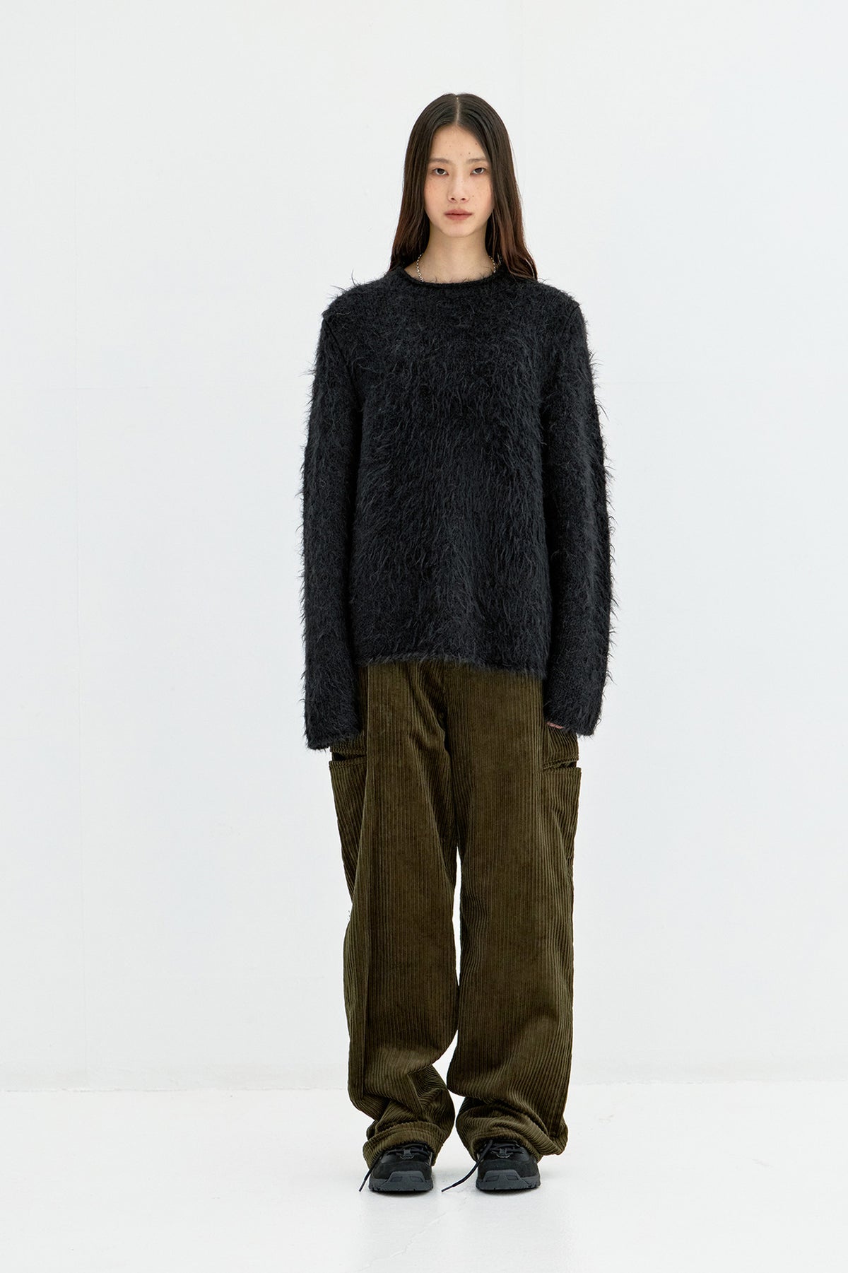 Coor - Corduroy Side Pocket Pants (Khaki) product image 2 | TRAB K-Fashion Australia