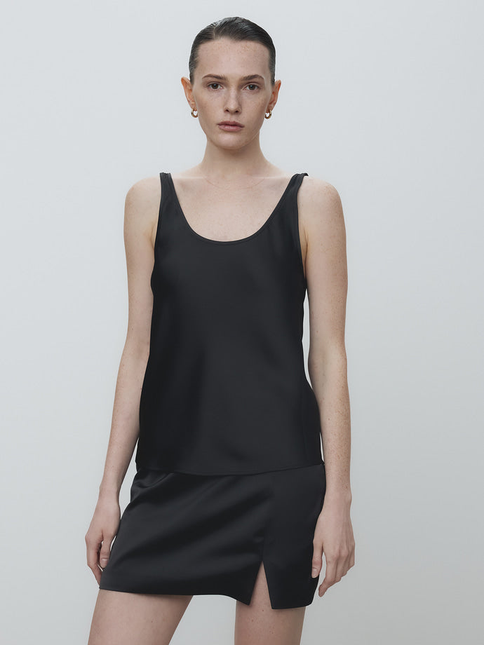 Tonywack - Satin Sleeveless (Black) product image 3 | TRAB K-Fashion Australia