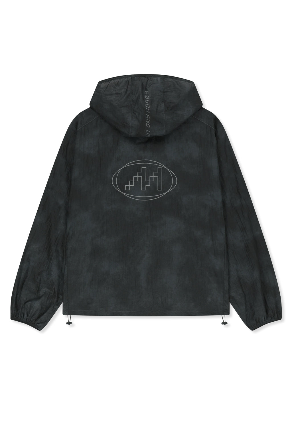 Matin Kim - Matin Pace Reflective Logo Windbreaker (Black) product image 2 | TRAB K-Fashion Australia