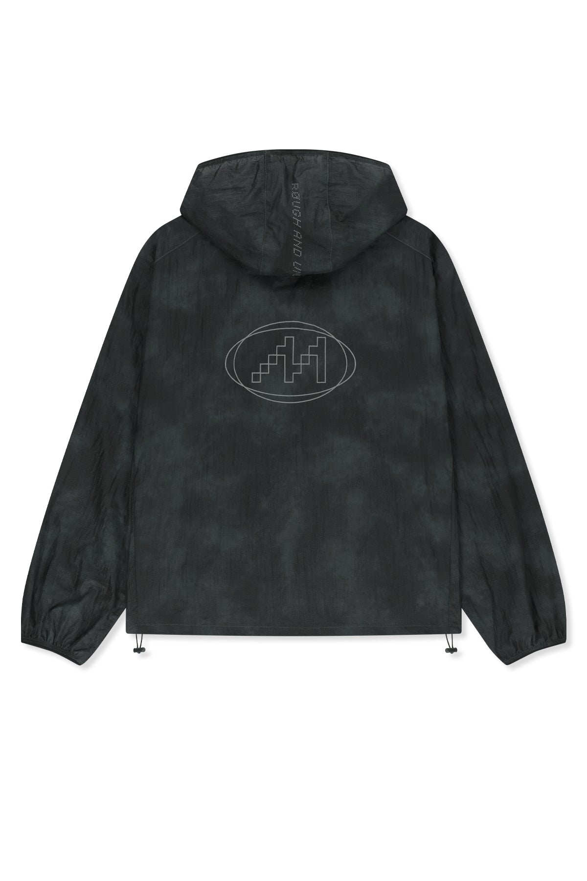 Matin Kim - Matin Pace Reflective Logo Windbreaker (Black) product image 2 | TRAB K-Fashion Australia