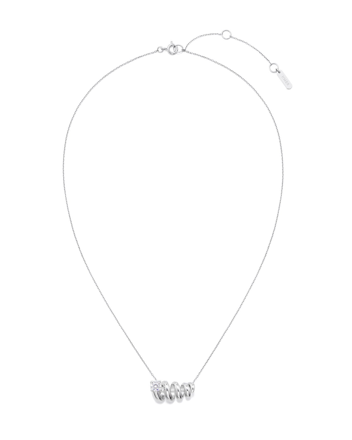 Numbering - Unbalanced Coil Pendant Necklace #8700 product image 6 | TRAB K-Fashion Australia