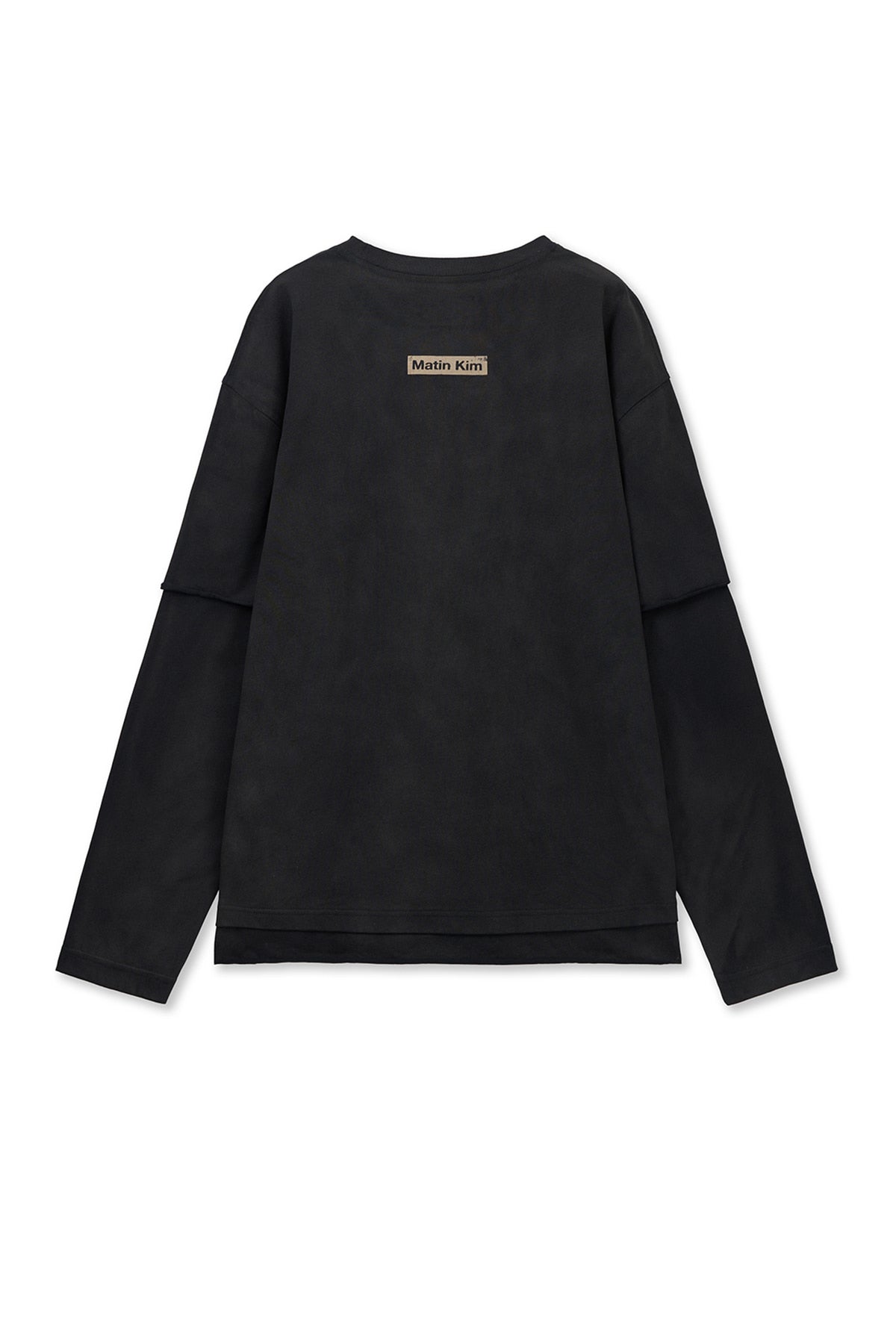 Matin Kim - Spray Effect Layered Top (Black) product image 2 | TRAB K-Fashion Australia