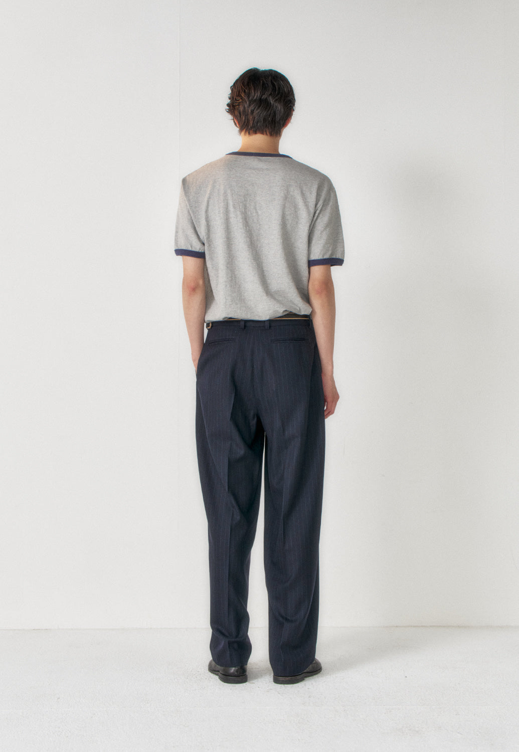 Art if acts - Slub Ringer Tee (Grey/Blue) product image 3 | TRAB K-Fashion Australia