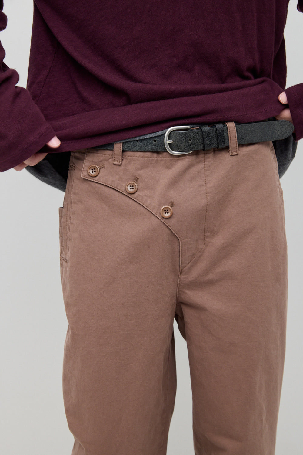 Hatchingroom - Flap Trousers Rose (Brown) product image 9 | TRAB K-Fashion Australia