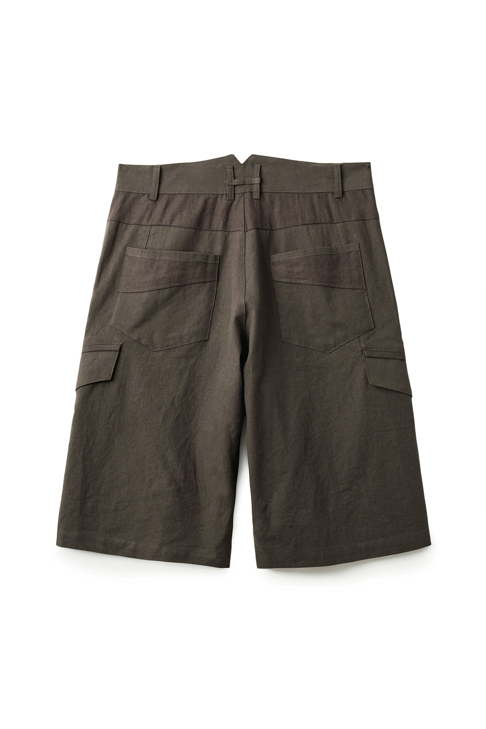 Hatchingroom - Flap Shorts (Mud Brown) product image 2 | TRAB K-Fashion Australia