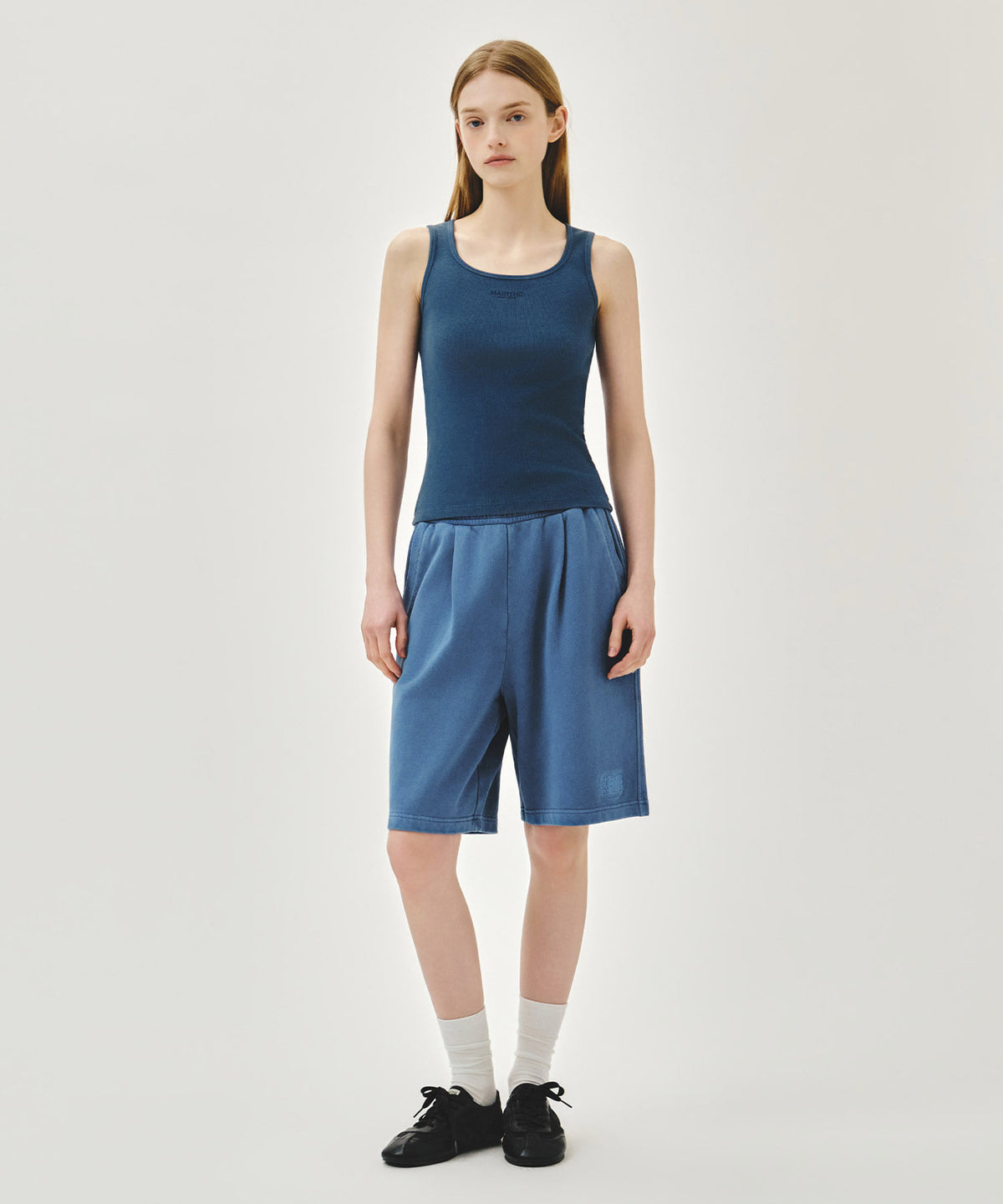 Marithe & Francois Girbaud - Regular Logo Sleeveless (Blue) product image 5 | TRAB K-Fashion Australia