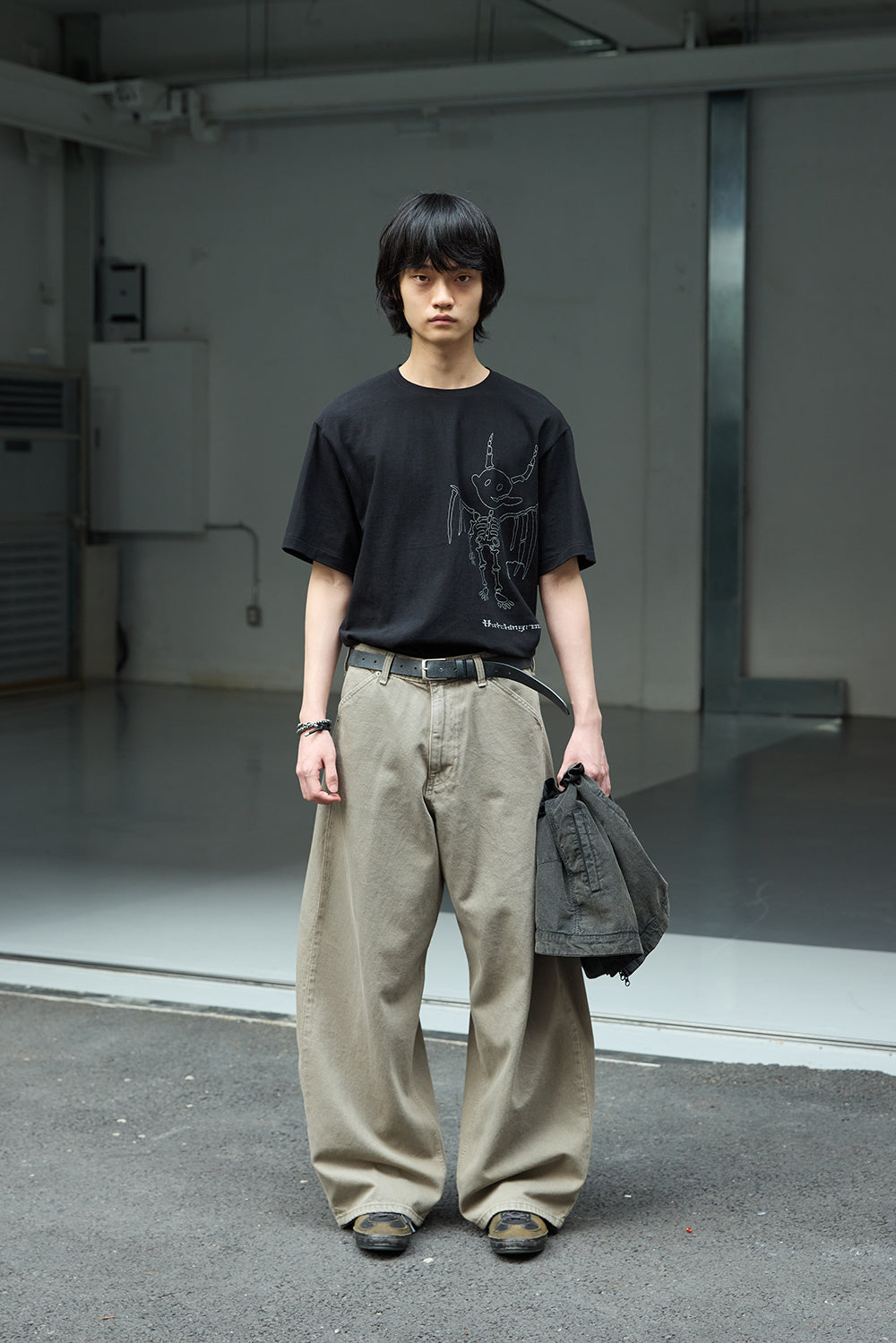 Hatchingroom - Bone Devil Tee (Black) product image 8 | TRAB K-Fashion Australia