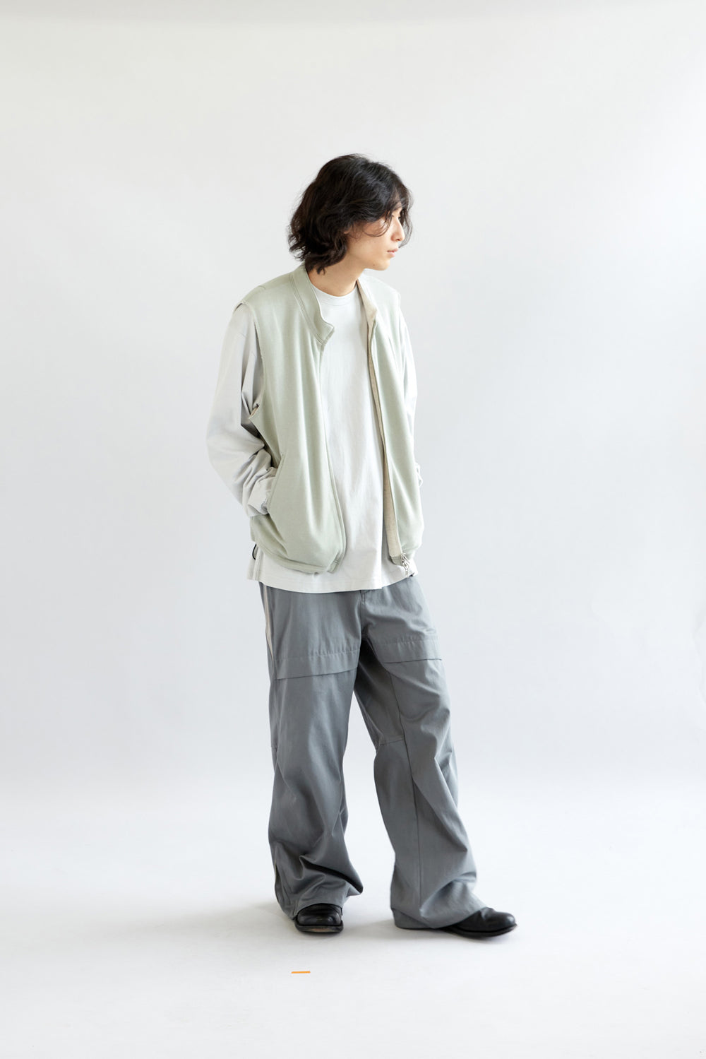 Hatchingroom - Reversible Jersey Vest Olive (Grey) product image 12 | TRAB K-Fashion Australia