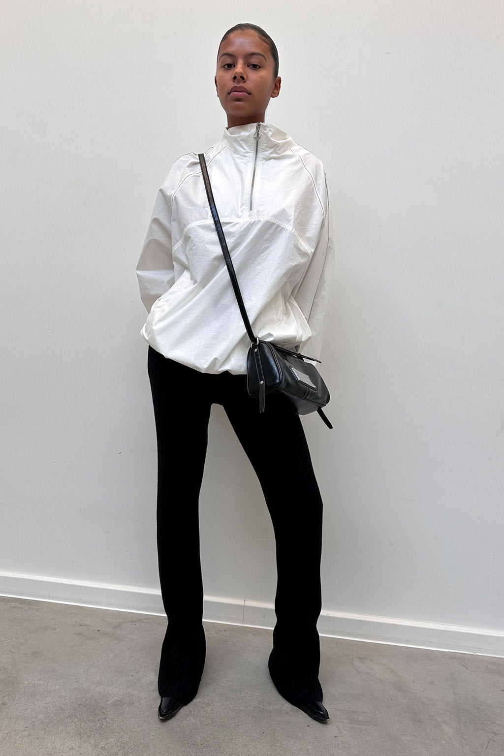 Matin Kim - Matin Coating Anorak Jumper (Ivory) product image 9 | TRAB K-Fashion Australia