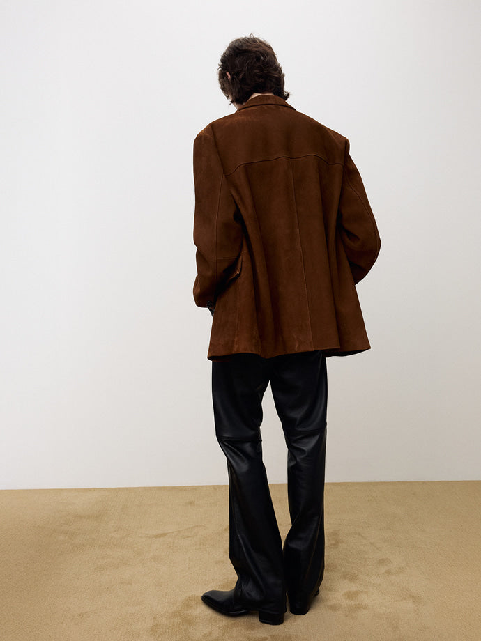 Tonywack - Suede Tailored Jacket (Camel) product image 3 | TRAB K-Fashion Australia