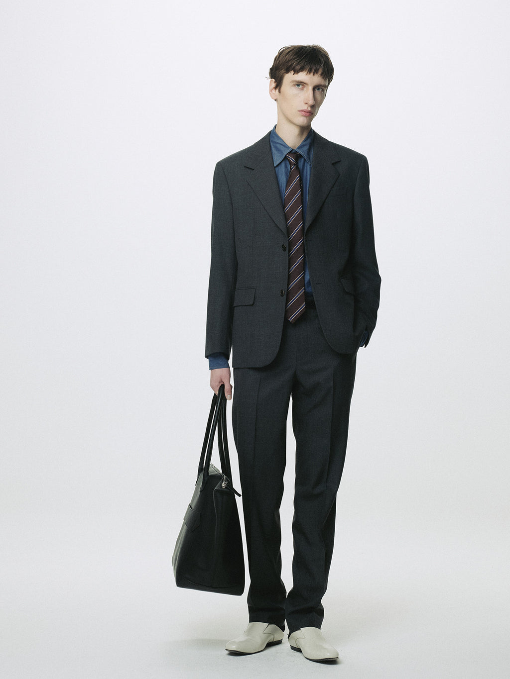 Tonywack - Signature Tailored Trousers (Grey) product image 5 | TRAB K-Fashion Australia