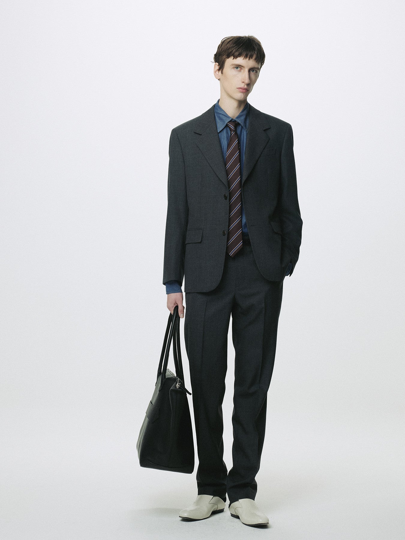 Tonywack - Signature Tailored Trousers (Grey) product image 5 | TRAB K-Fashion Australia