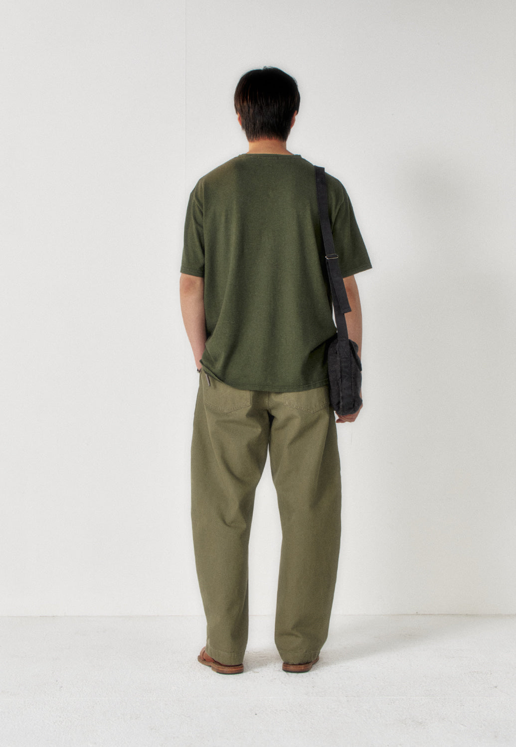 Art if acts - Linen Pocket Tee (Olive) product image 3 | TRAB K-Fashion Australia