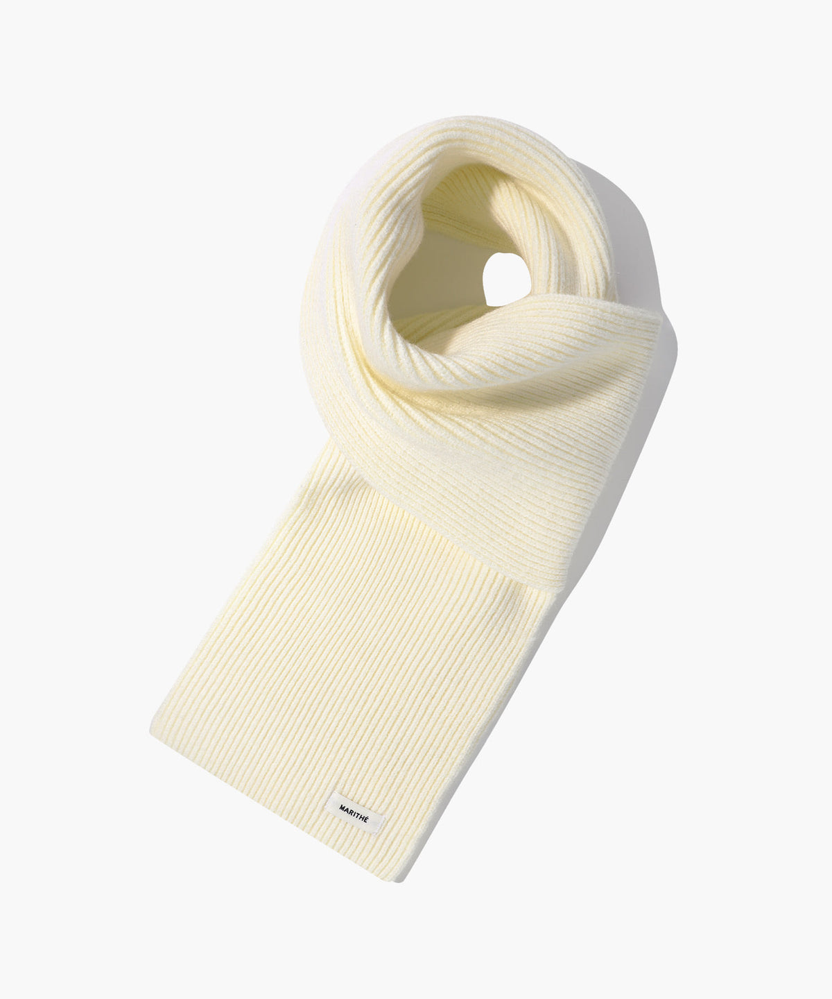 Marithe & Francois Girbaud - Regular Logo Muffler&glove (Cream) product image 2 | TRAB K-Fashion Australia