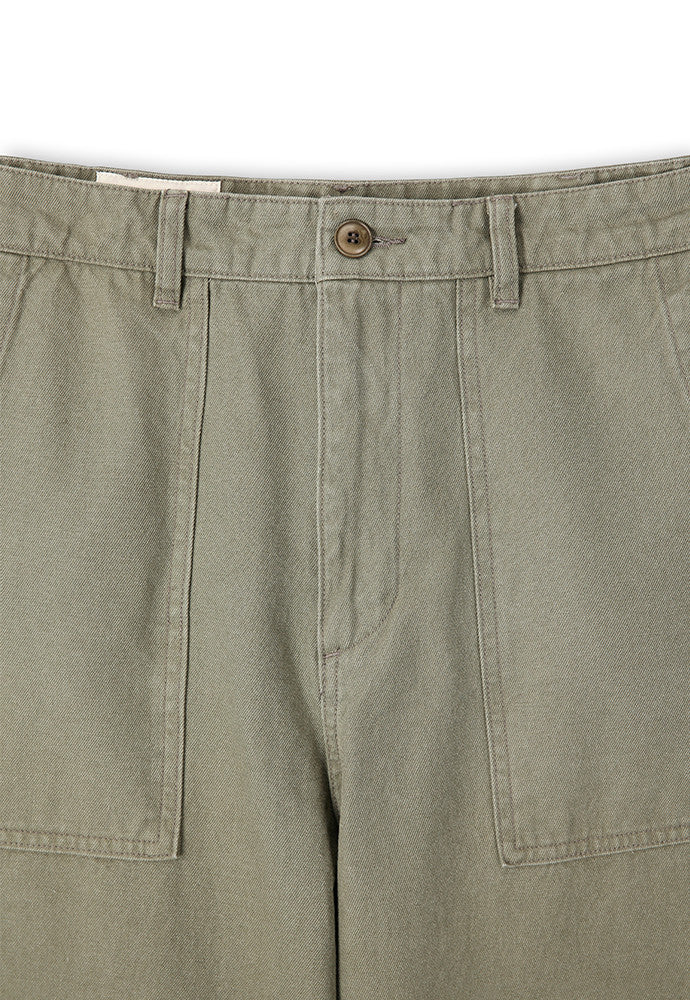 Art if acts - Curved Fatigue Trousers (Olive) product image 8 | TRAB K-Fashion Australia