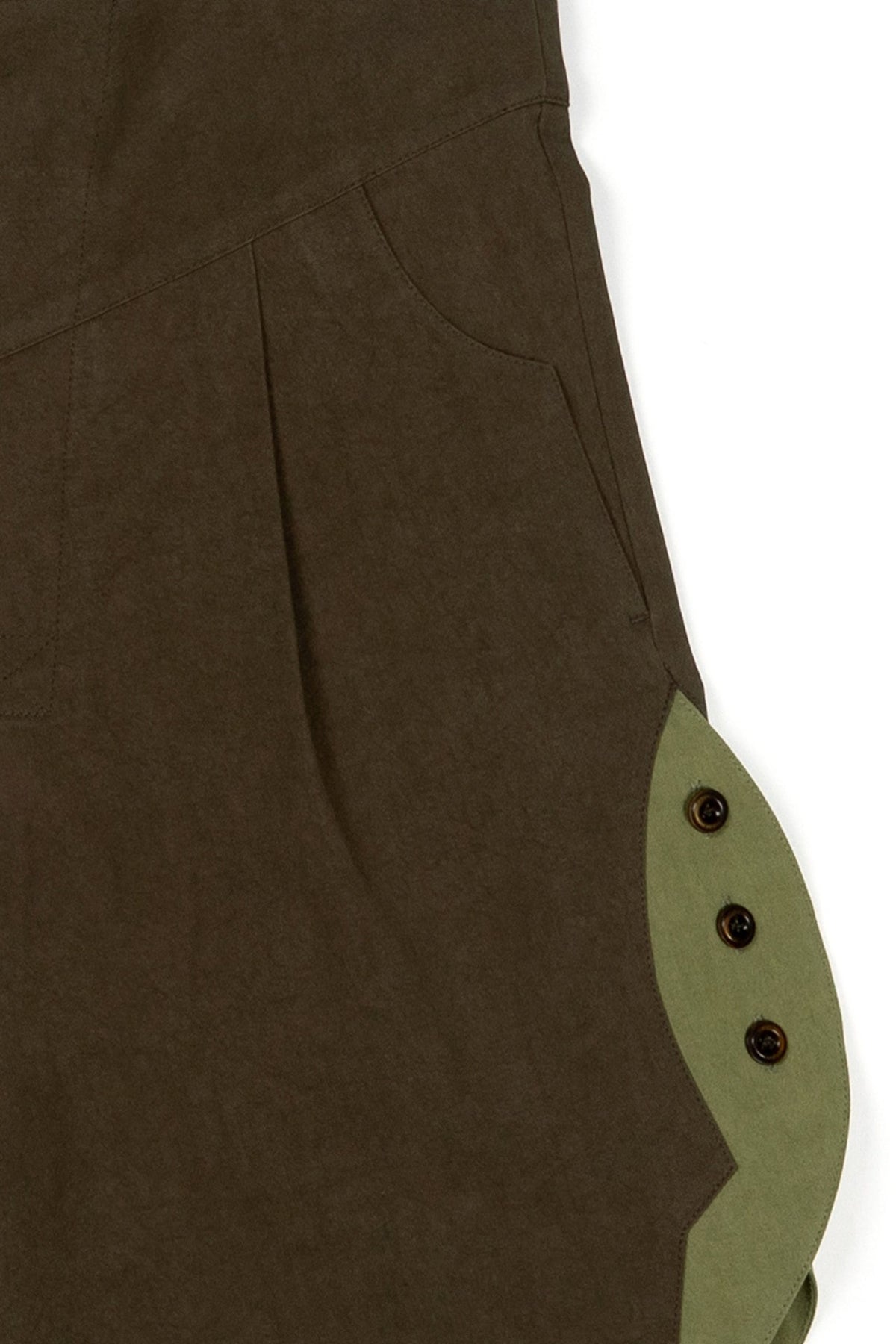 Ioedle - Rocket Slit Shorts (Brown) product image 7 | TRAB K-Fashion Australia