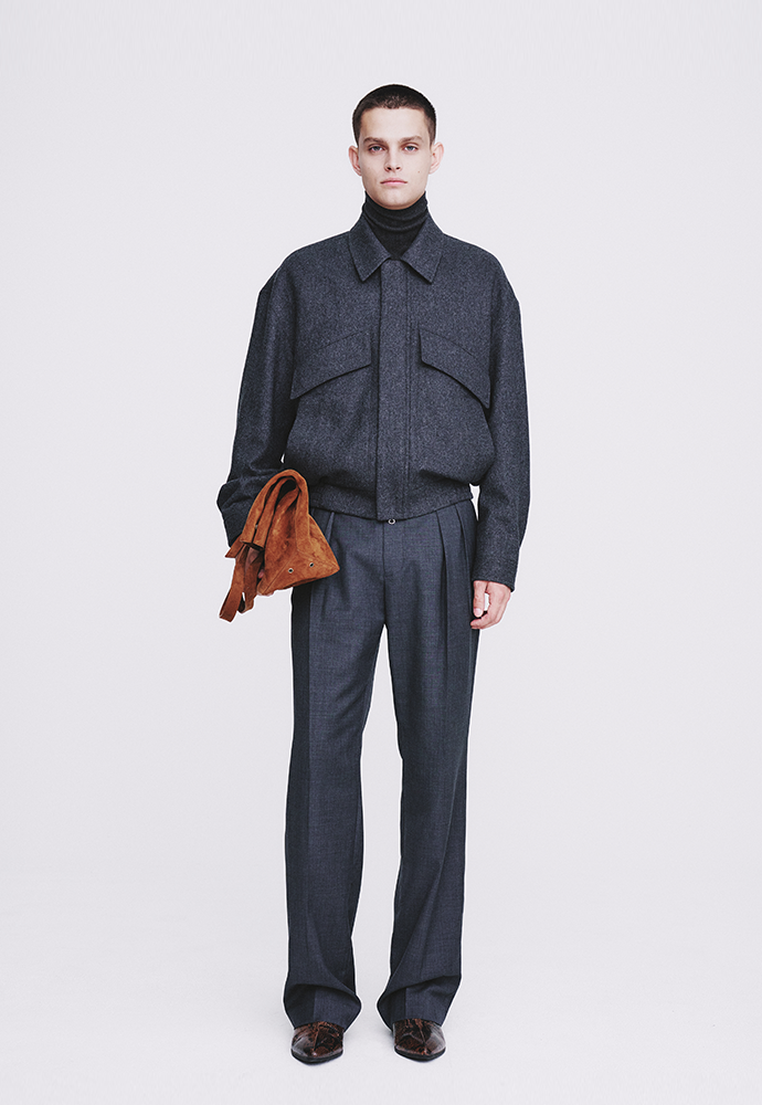 Tonywack - Virgin Wool Multi-Pocket Blouson (Dark Grey) product image 1 | TRAB K-Fashion Australia