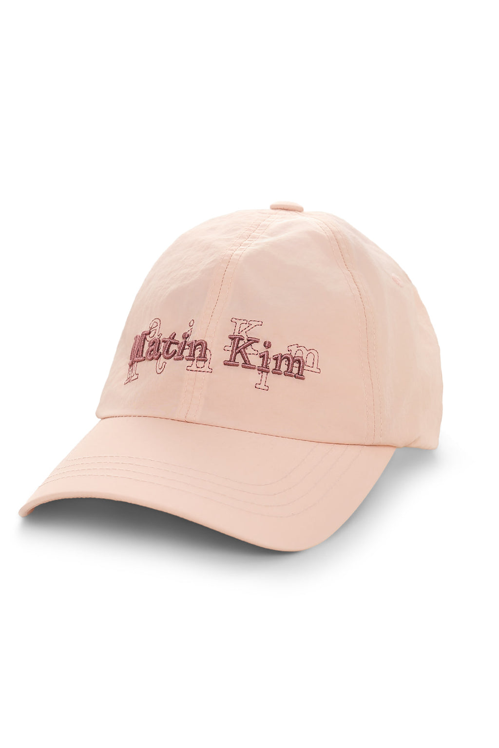 Matin Kim - Overlay Logo Ball Cap (Pink) product image 5 | TRAB K-Fashion Australia