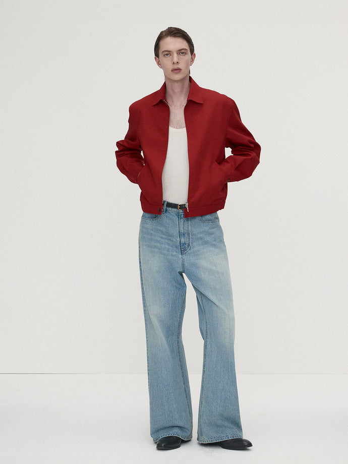 Tonywack - Cotton Twill French Blouson (Red) product image 2 | TRAB K-Fashion Australia